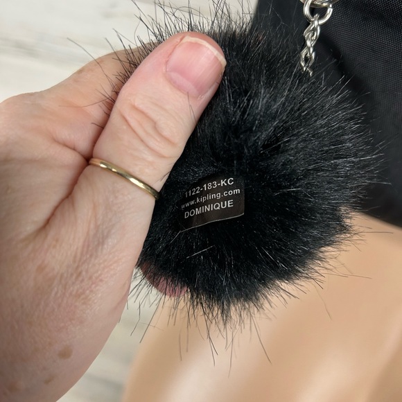 Kipling Marlee Nylon Backpack Black With Gorilla Charm - Picture 4 of 8